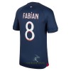 Officiële Voetbalshirt Paris Saint-Germain Fabian 8 Thuis 2023-24 - Heren